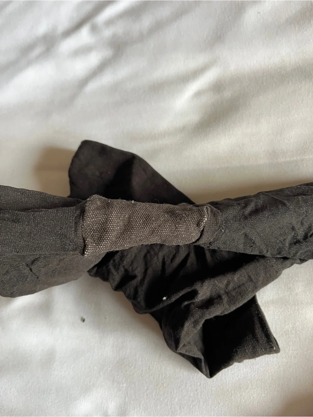 Solid Black Opaque Full Footed Tights Stockings Pantyhose Stretch